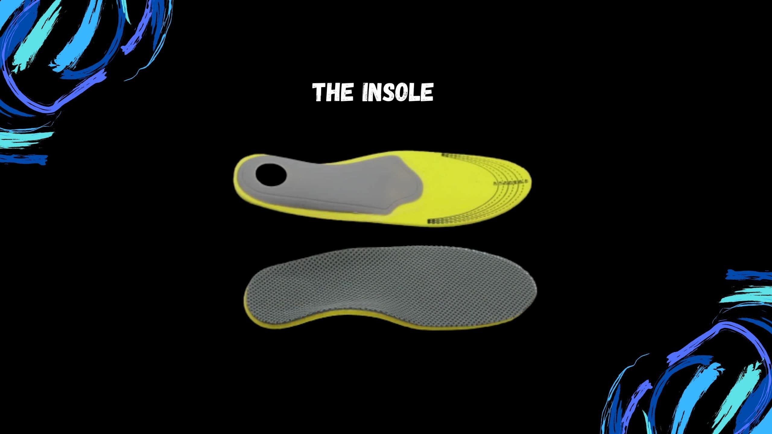 the tennis shoes insole