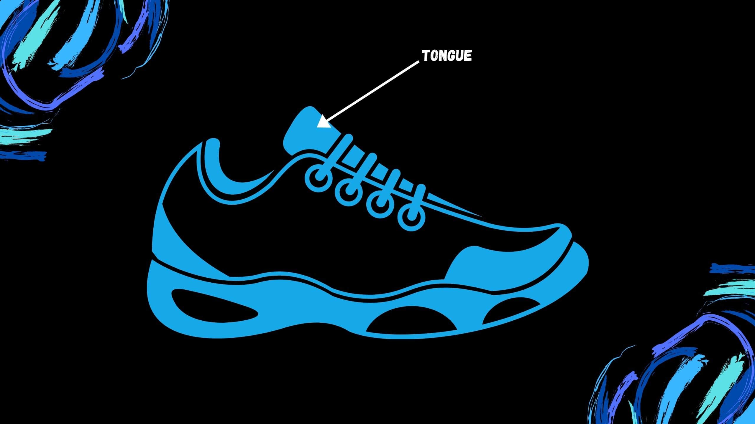 tennis shoes tongue